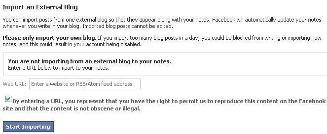 Import an External Blog