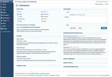 Preview of Fluency Admin extension