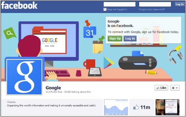Google Facebook