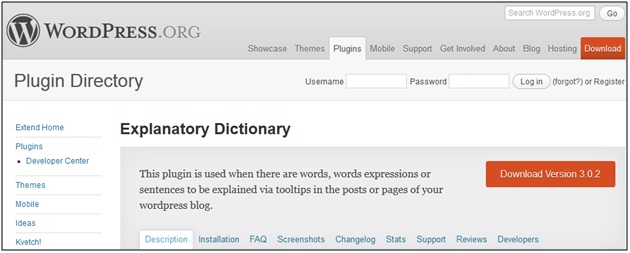 Explanatory Dictionary