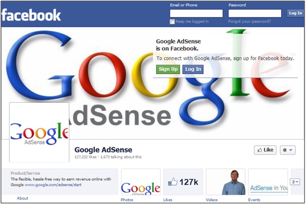 Google AdSense Facebook