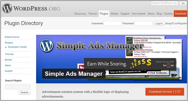 Simple Ads Manager