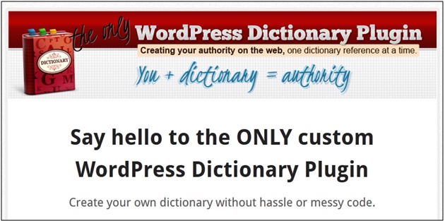 WordPress Dictionary Plugin