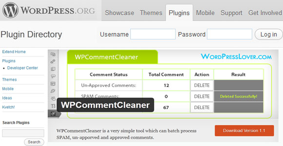 WPCommentCleaner