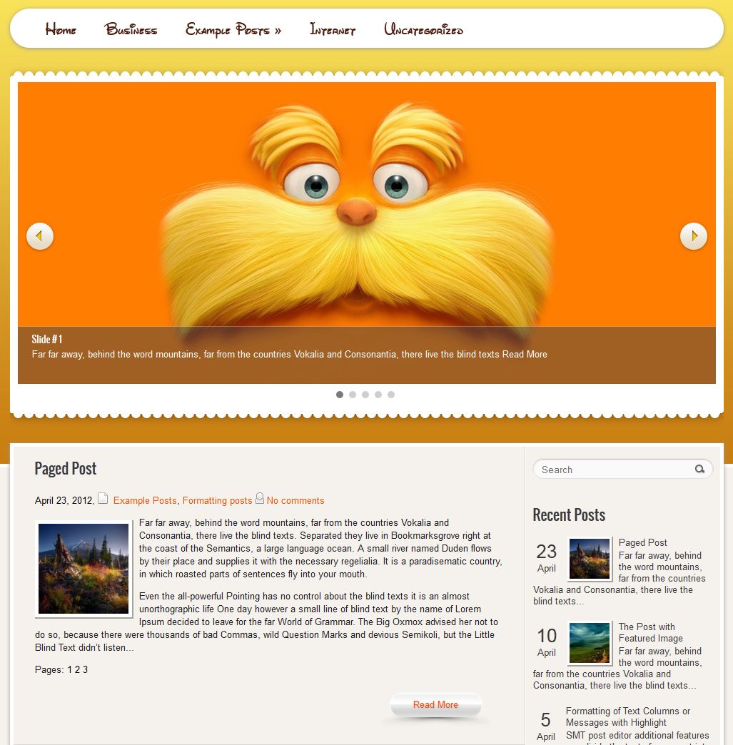 WPCartoons WordPress Theme