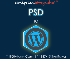 PSD to WordPress - WordPressintegration
