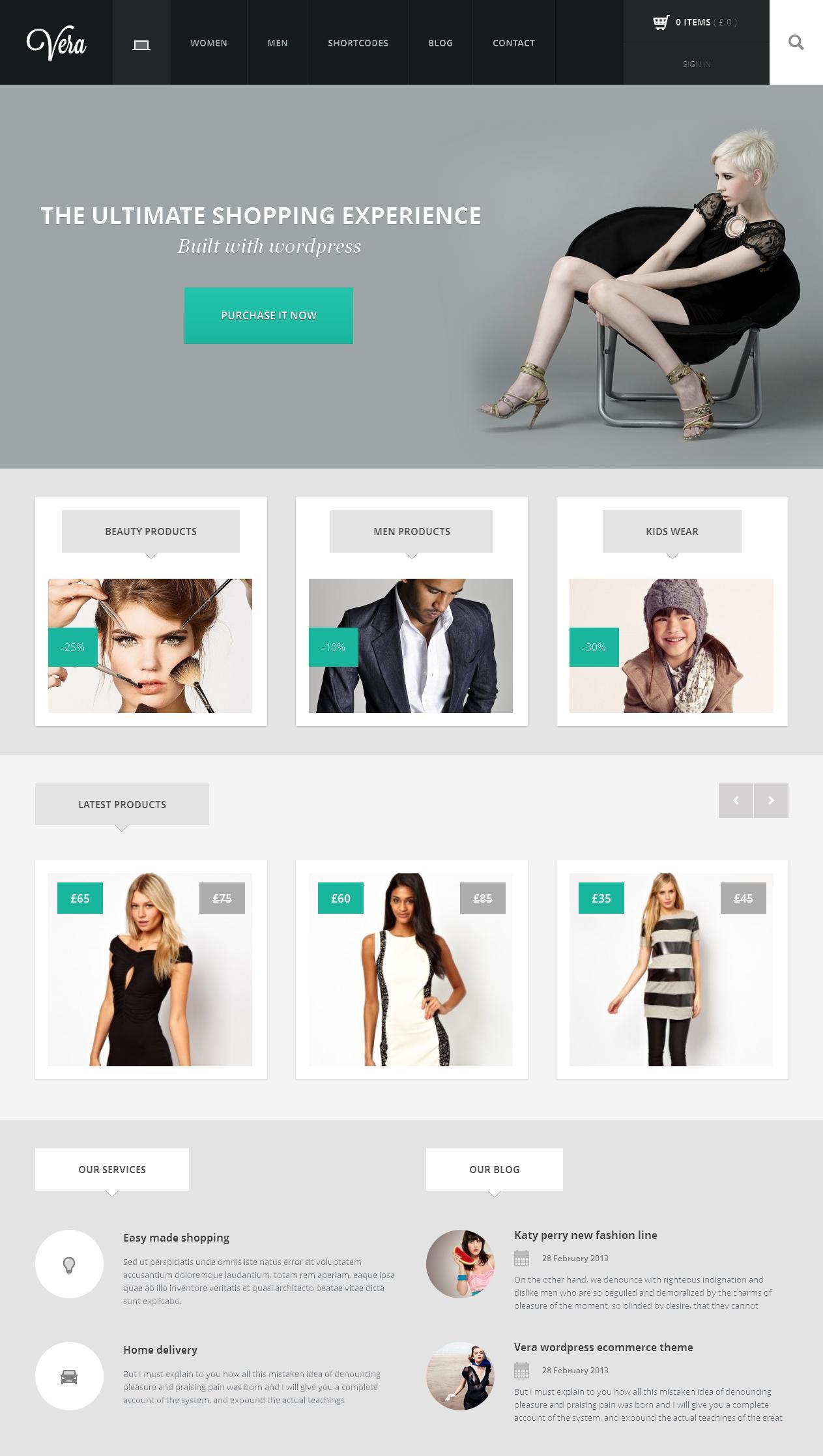 Vera - eCoomerce Theme