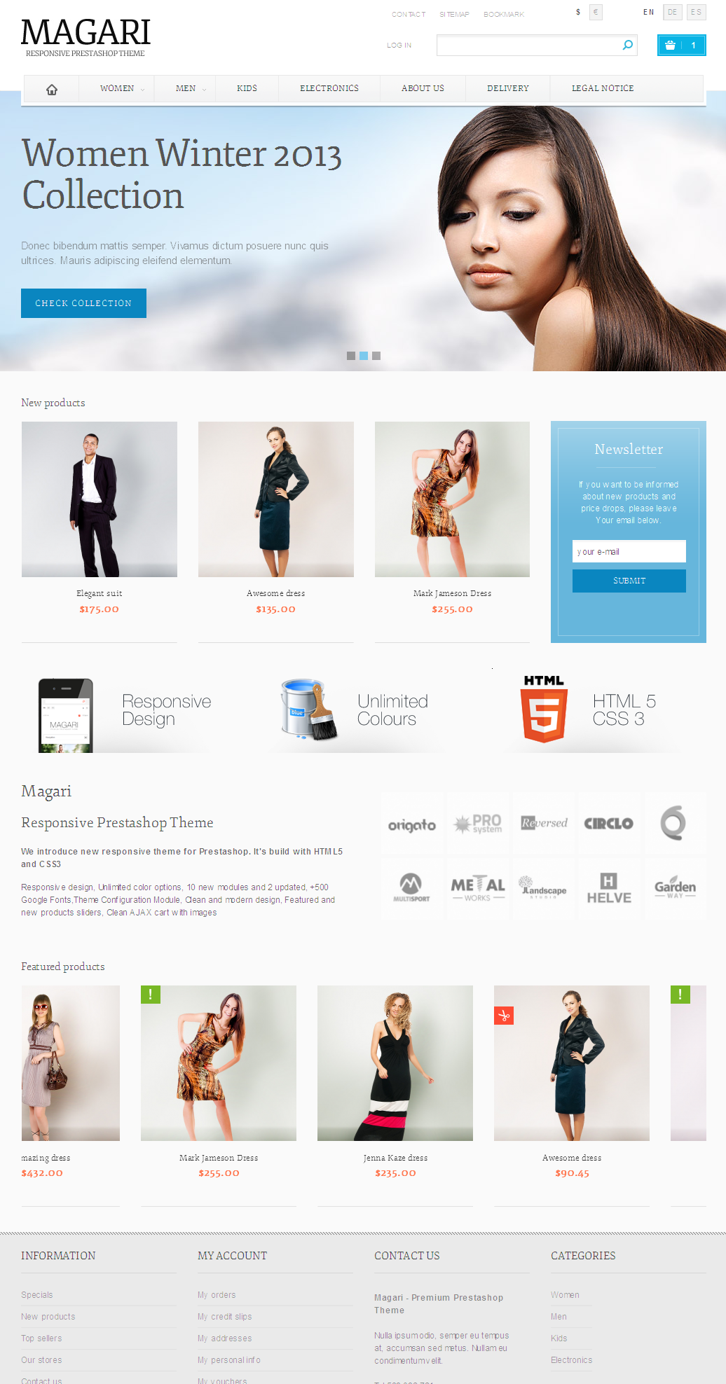 Magari - Responsive Prestashop Theme