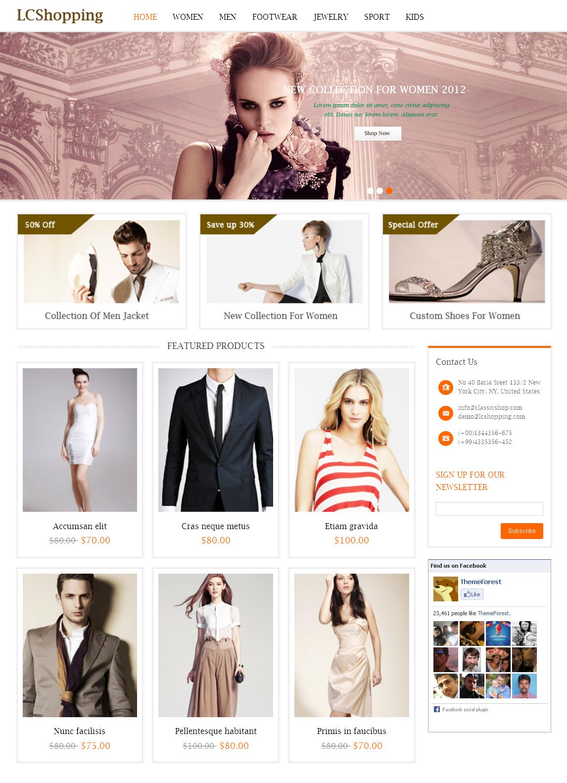 LC shopping - Magento eCommerce Theme