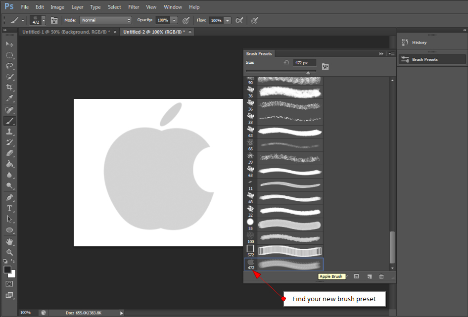 Photoshop Custom Brush Tutorial - Step11