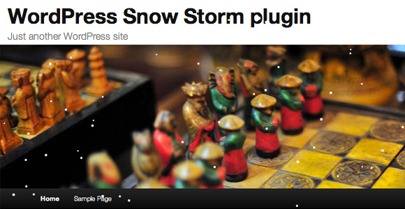 Snow Storm-wordpress plugin