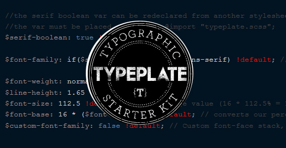 Typeplate Responsive Framework
