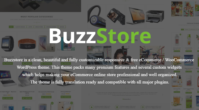 BuzzStore WordPress Theme