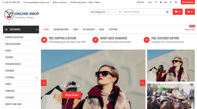 Online Shop WordPress Theme