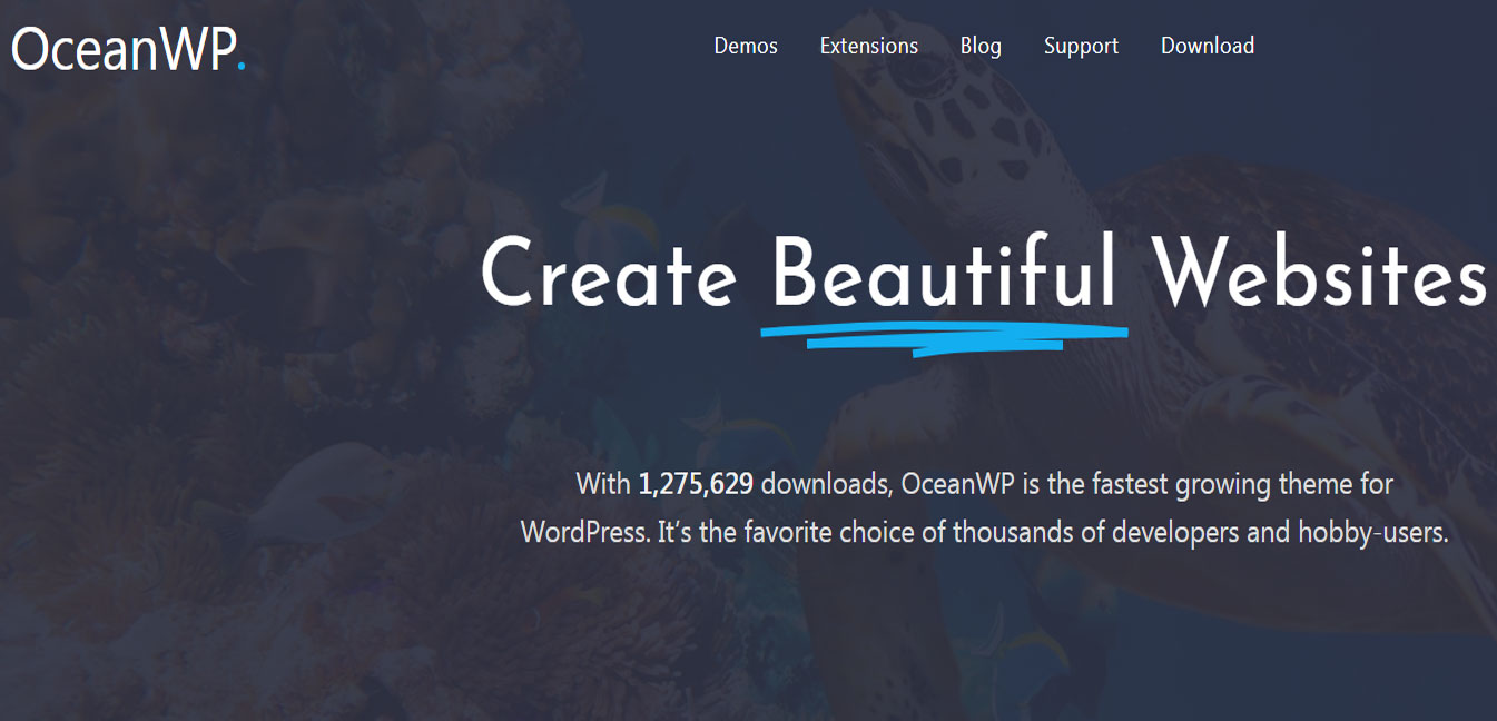 OceanWP - Free WordPress Customizable Theme