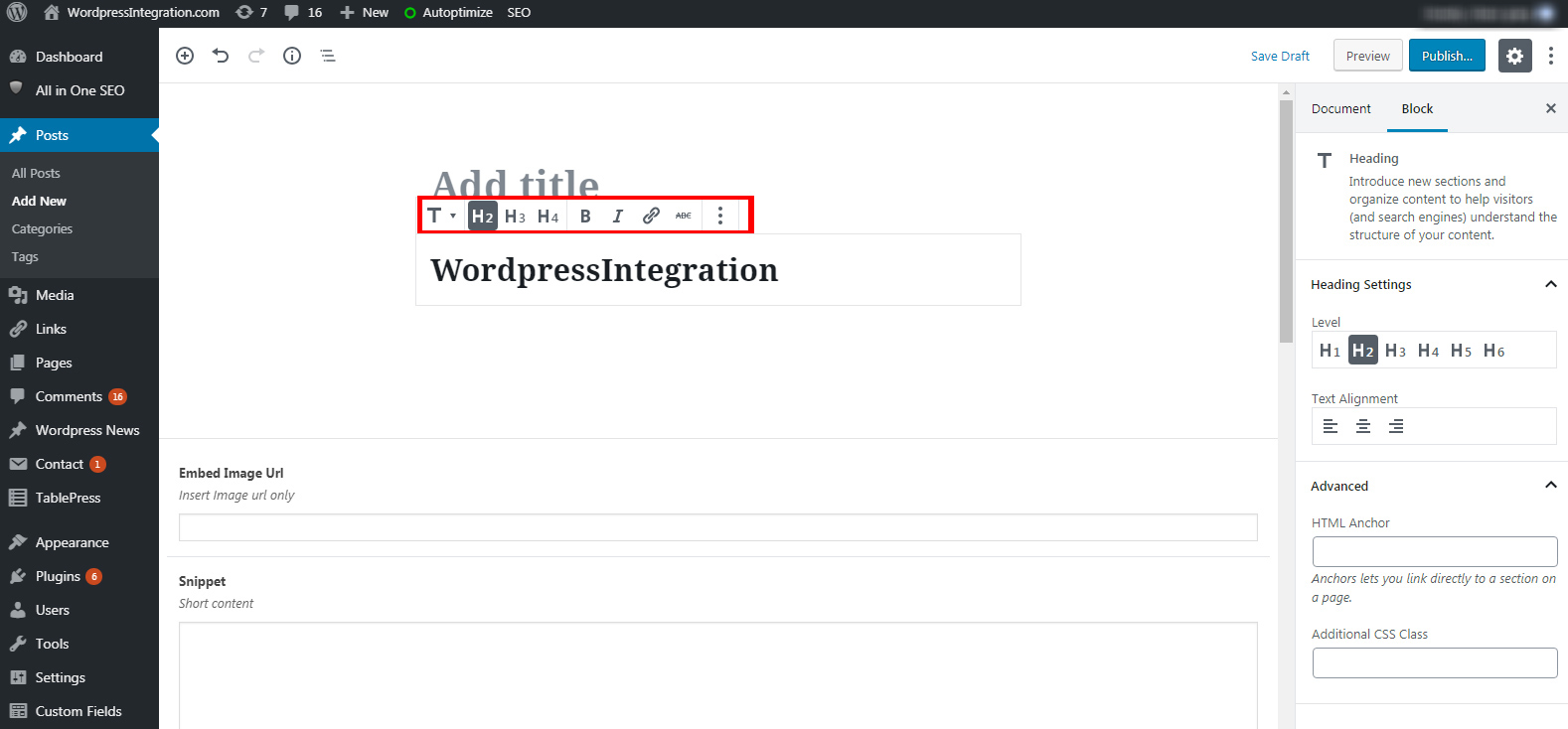 Creating WordPress Gutenberg Block