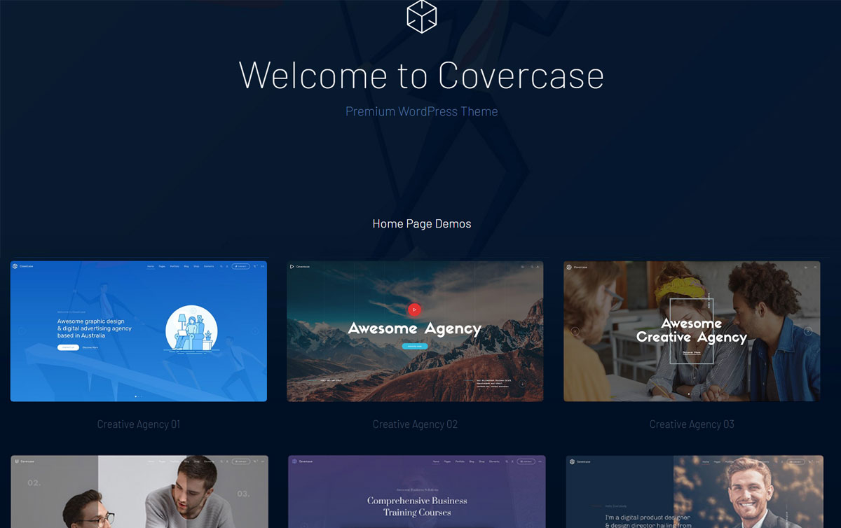 Covercase WordPress Multilingual Theme