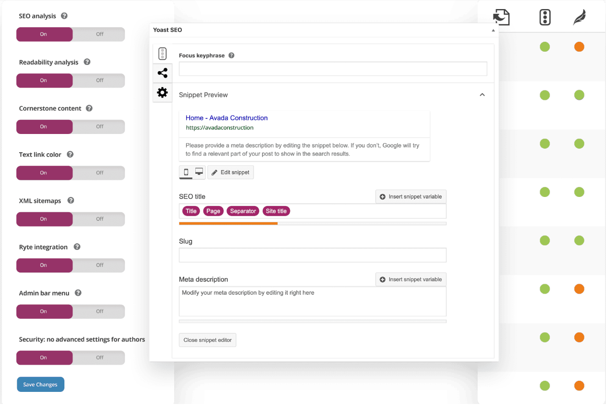 Avada WordPress Theme Features