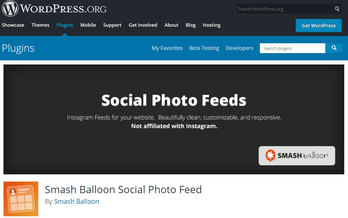 Smash Balloon Social Photo Feed