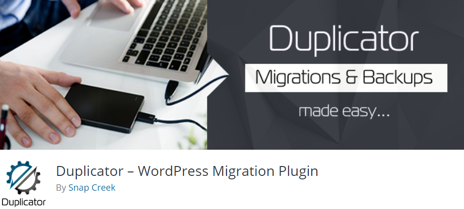Duplicator WP Migration Plugin
