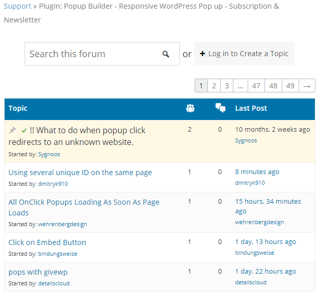 WordPress Plugin Support