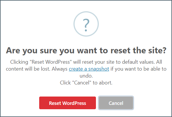 How to Reset Your WordPress Database to Default Settings