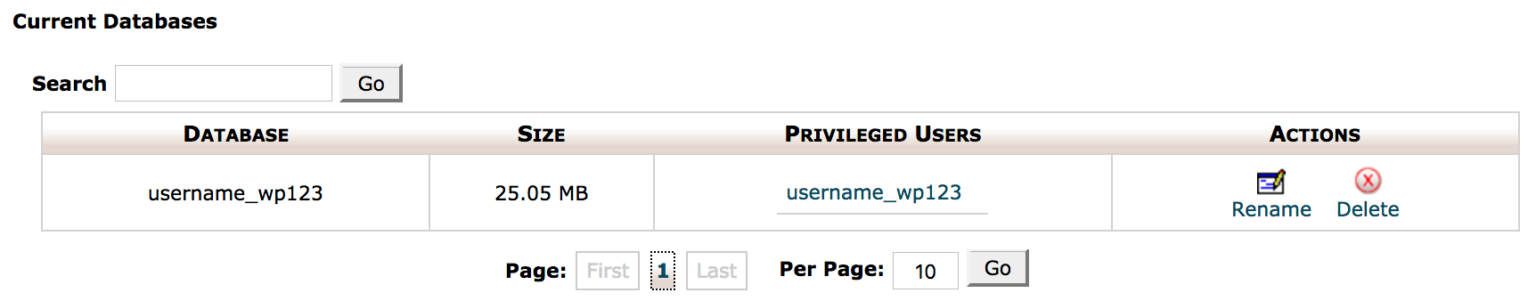 MySQL Databases 